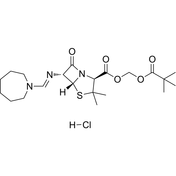 Pivmecillinam hydrochloride Chemical Structure