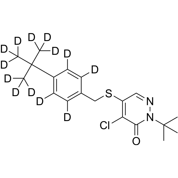 Pyridaben-d<sub>13</sub> Chemical Structure