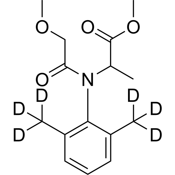 Metalaxyl-d<sub>6</sub> Chemical Structure