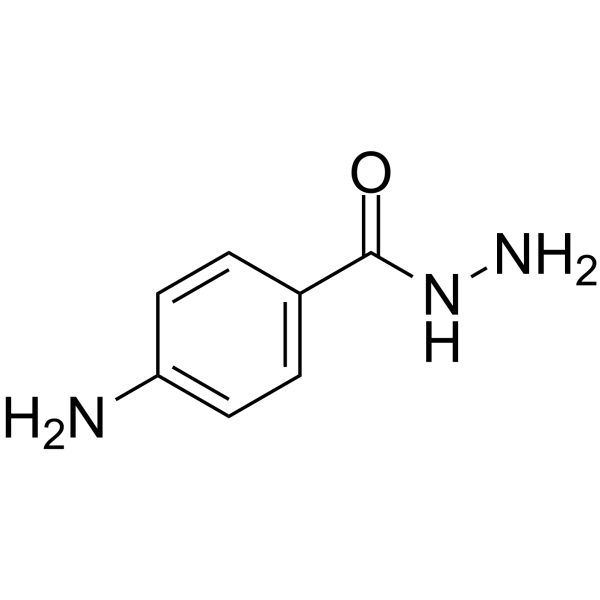 4-Aminobenzohydrazide Chemische Struktur