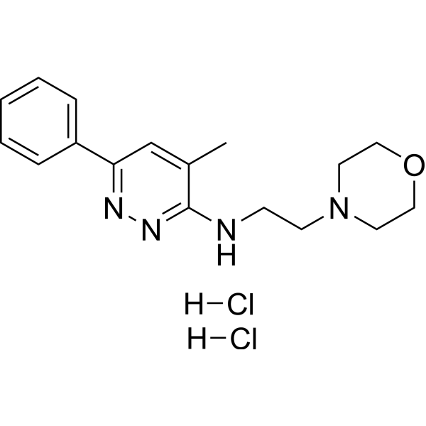 Minaprine dihydrochloride Chemical Structure