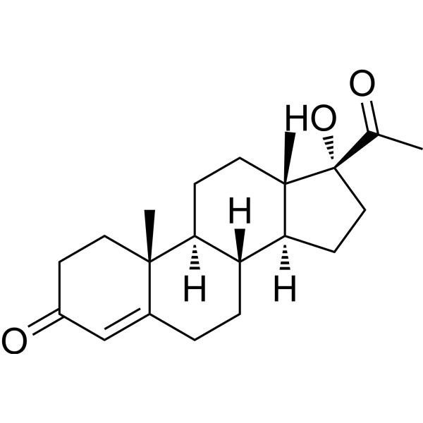 17α-Hydroxyprogesterone (Standard) Chemical Structure
