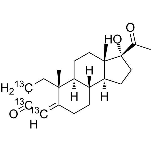 17α-Hydroxyprogesterone-<em>13</em><em>C</em>3