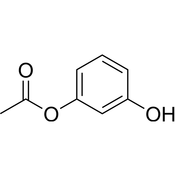 Resorcinol monoacetate Chemical Structure