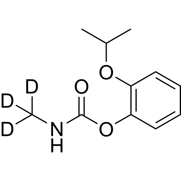 Propoxur-d<sub>3</sub> Chemical Structure