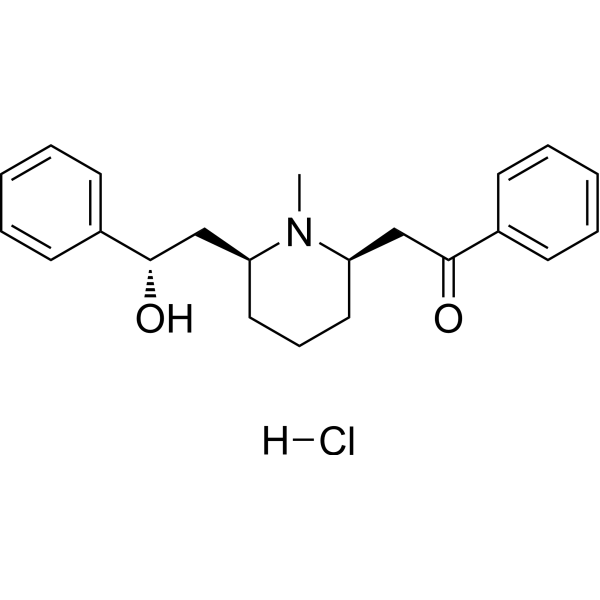 Lobeline hydrochloride Chemical Structure