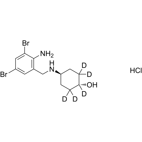 Ambroxol-d<sub>5</sub> hydrochloride Chemical Structure