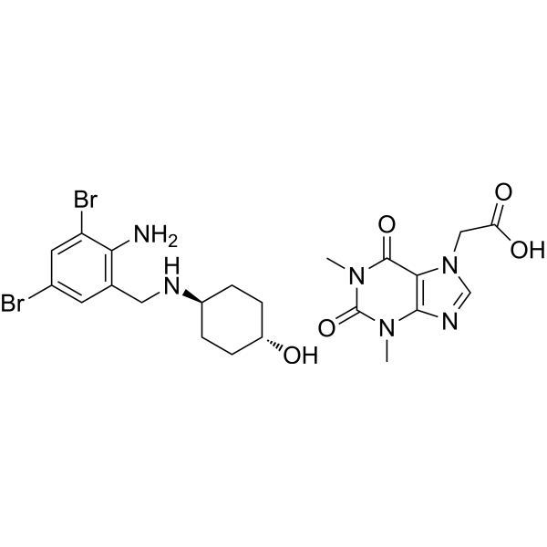 Ambroxol (acefylline) Chemical Structure