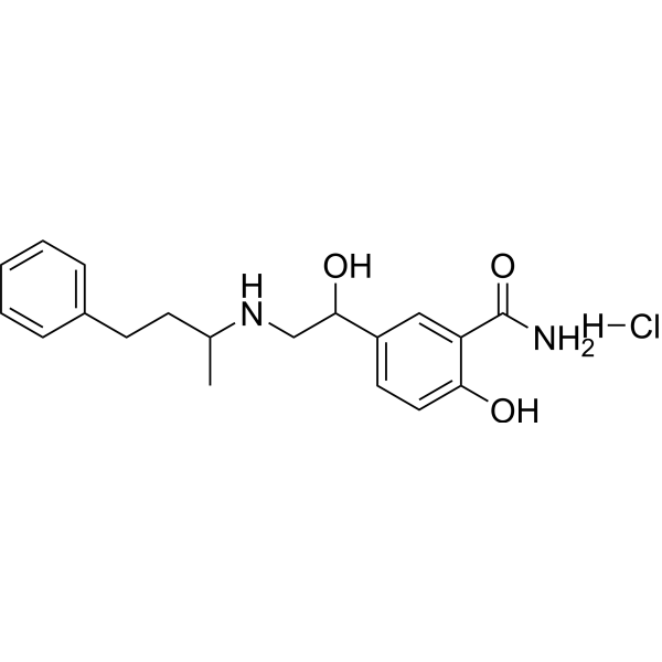 Labetalol hydrochloride (Standard) Chemical Structure
