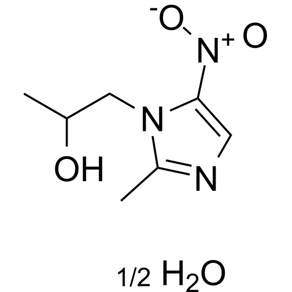 Secnidazole hemihydrate Chemical Structure