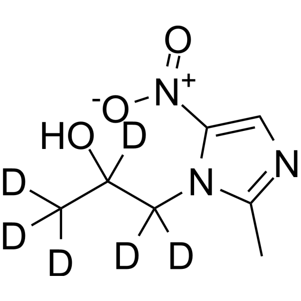 Secnidazole-d<sub>6</sub> Chemical Structure