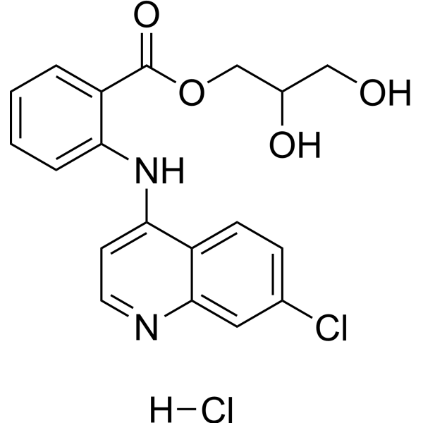 Glafenine hydrochloride Chemical Structure