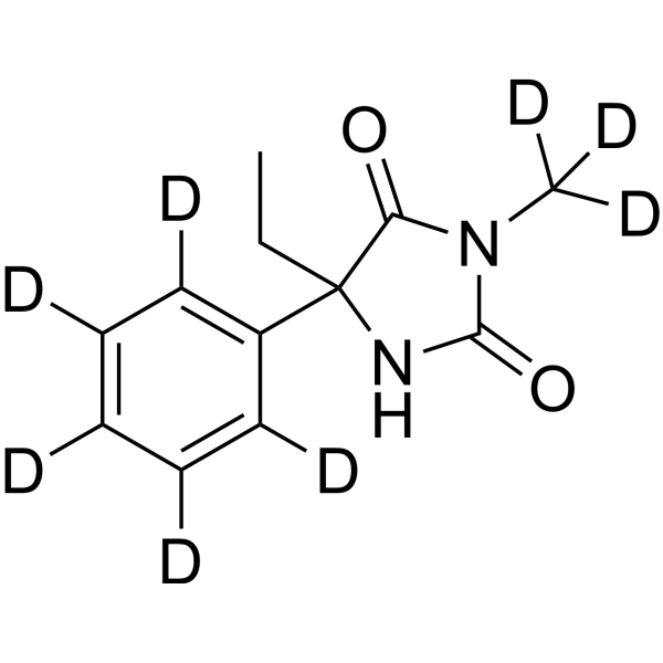 Mephenytoin-d<sub>8</sub> Chemical Structure