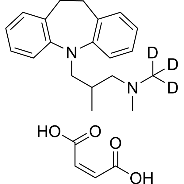 Trimipramine-d3 (N-methyl-d3) (<em>maleate</em>)