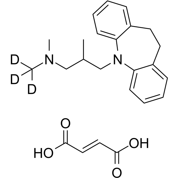 Trimipramine-d<sub>3</sub> maleate Chemical Structure
