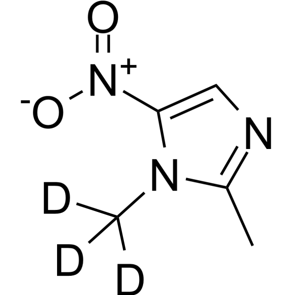 Dimetridazole-d<sub>3</sub> Chemical Structure