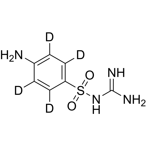 Sulfaguanidine-d<sub>4</sub> Chemical Structure