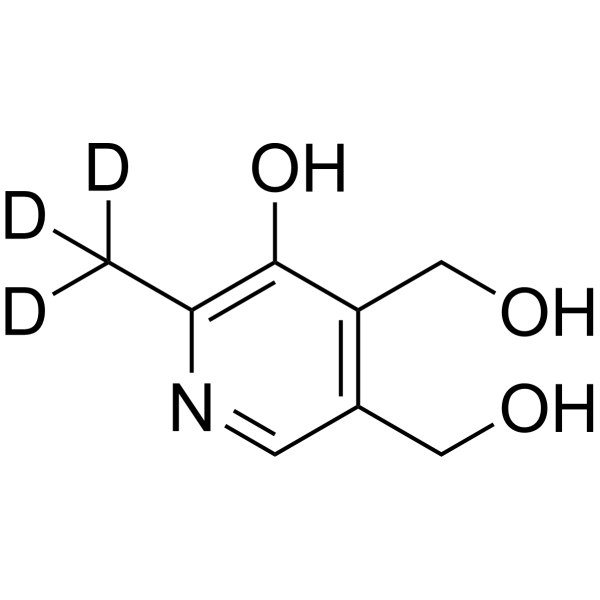 Pyridoxine-d<sub>3</sub> Chemical Structure