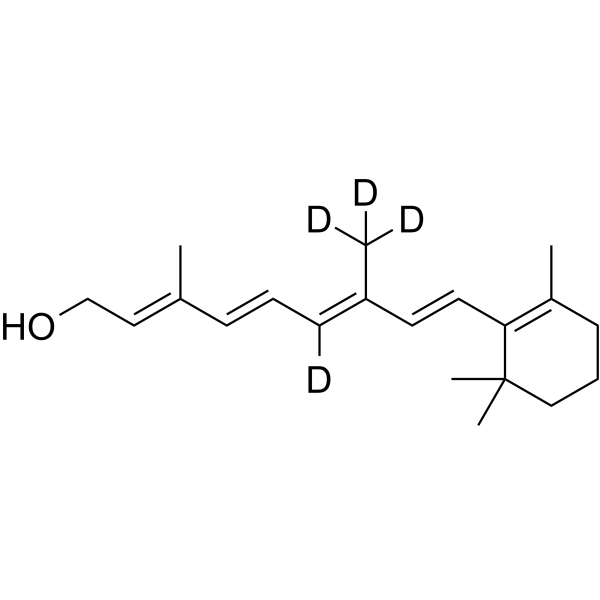 Retinol-d4 Chemical Structure
