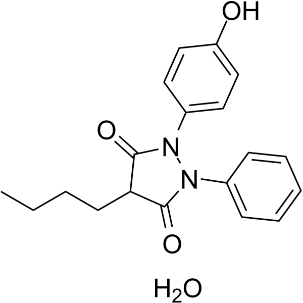 Oxyphenbutazone monohydrate Chemical Structure