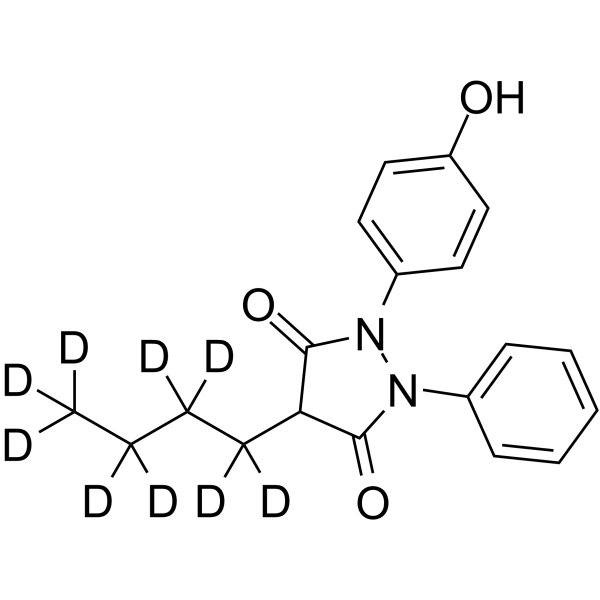 Oxyphenbutazone-d<sub>9</sub> Chemical Structure