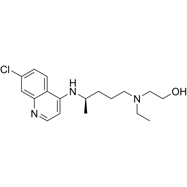 (R)-Hydroxychloroquine Chemical Structure