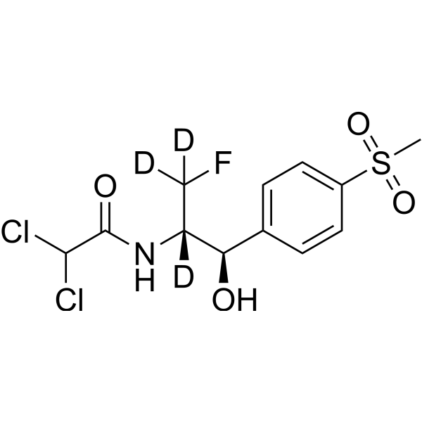 ent-Florfenicol-d<sub>3</sub> Chemical Structure