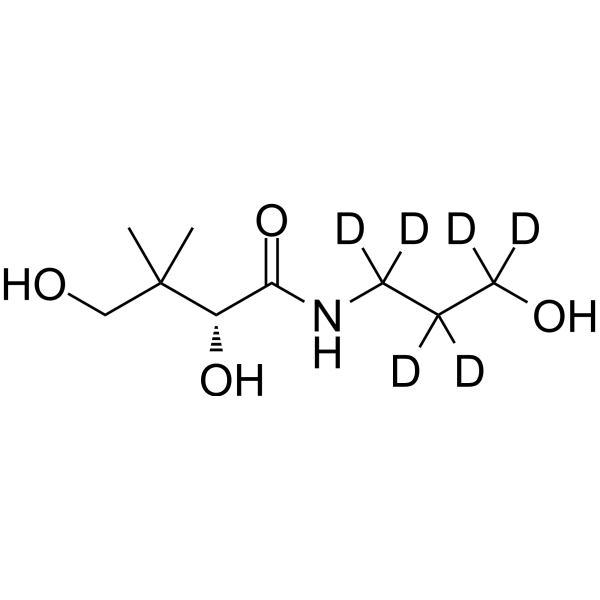 D-Panthenol-d<sub>6</sub> Chemical Structure