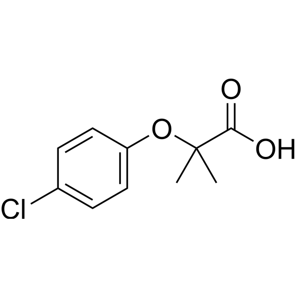 Clofibric acid (Standard) Chemical Structure