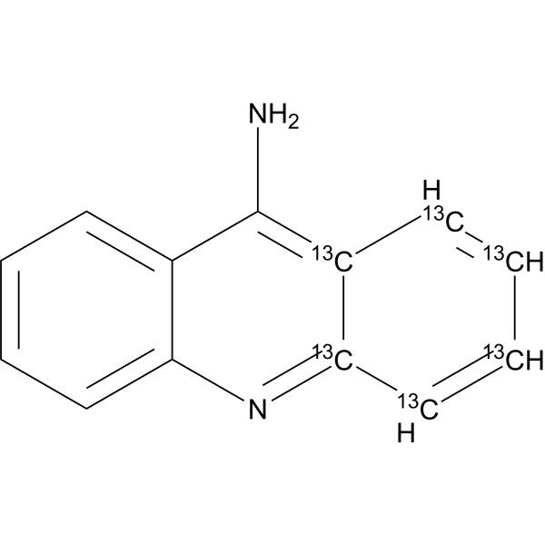 9-Aminoacridine-<sup>13</sup>C<sub>6</sub> Chemical Structure