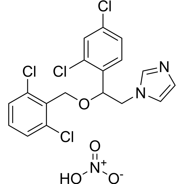 Isoconazole nitrate Chemical Structure