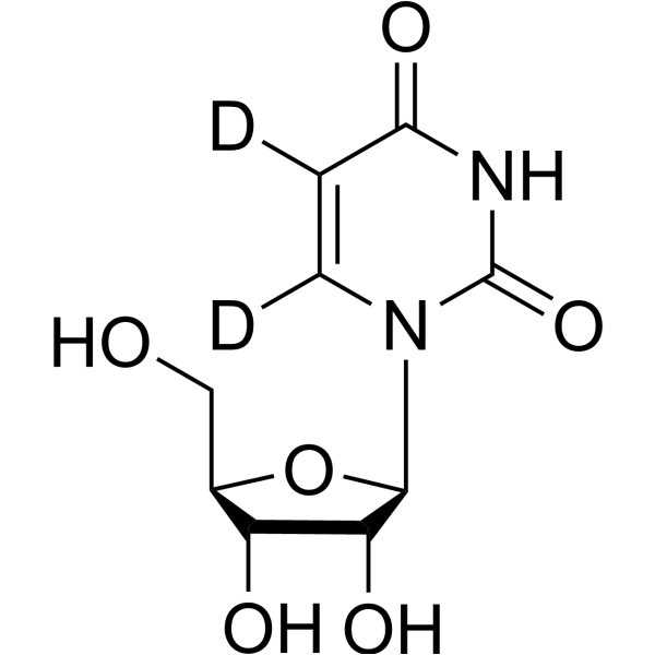 Uridine-d<sub>2</sub>-1 Chemical Structure