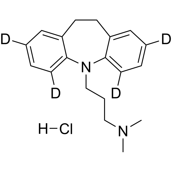 Imipramine-d<sub>4</sub> hydrochloride Chemical Structure