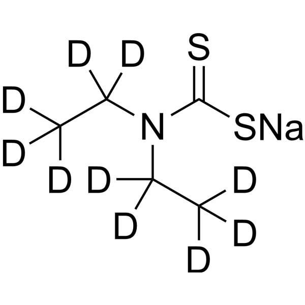 Ditiocarb-d<sub>10</sub> sodium Chemical Structure