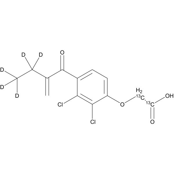 Ethacrynic acid-<em>13</em>C2,d<em>5</em>