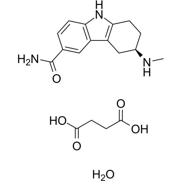 Frovatriptan succinate hydrate Chemical Structure