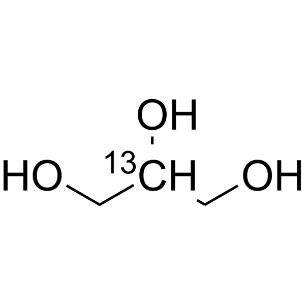 Glycerol-<sup>13</sup>C-1 Chemical Structure