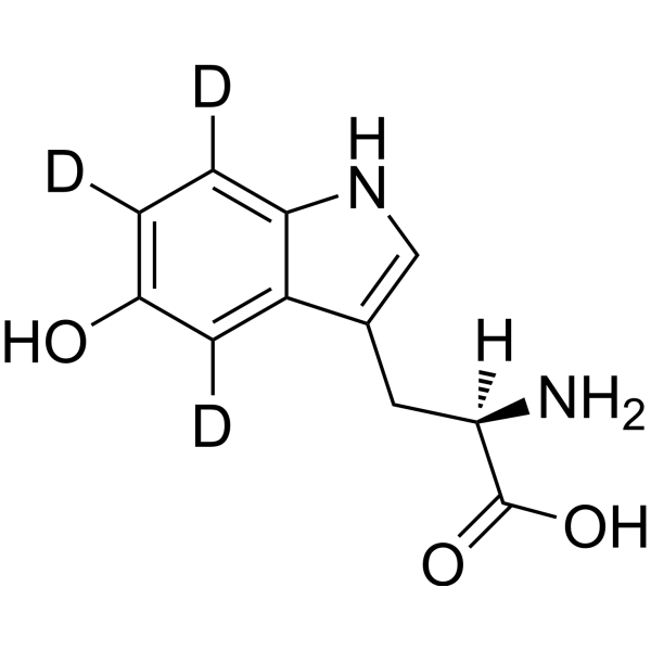 L-5-Hydroxytryptophan-d<sub>3</sub>-1 Chemical Structure