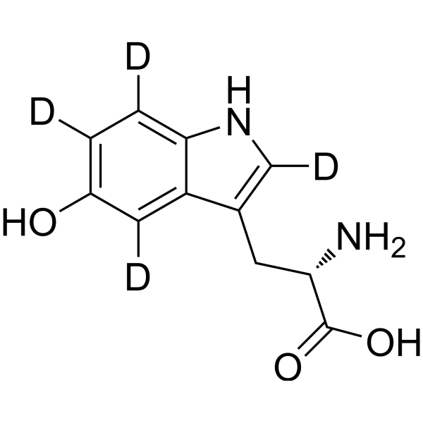 L-5-Hydroxytryptophan-d<sub>4</sub> Chemical Structure
