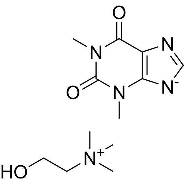 Choline theophyllinate