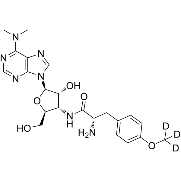 Puromycin-d<sub>3</sub> Chemical Structure