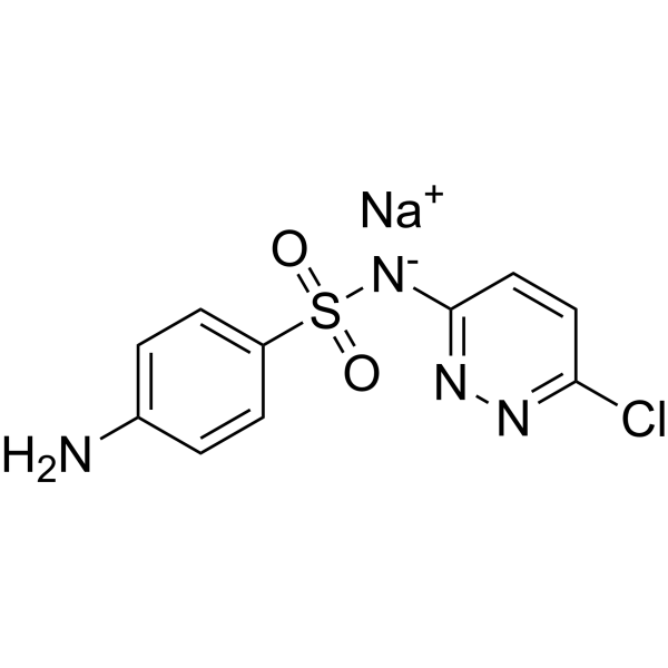 Sulfachloropyridazine sodium Chemical Structure