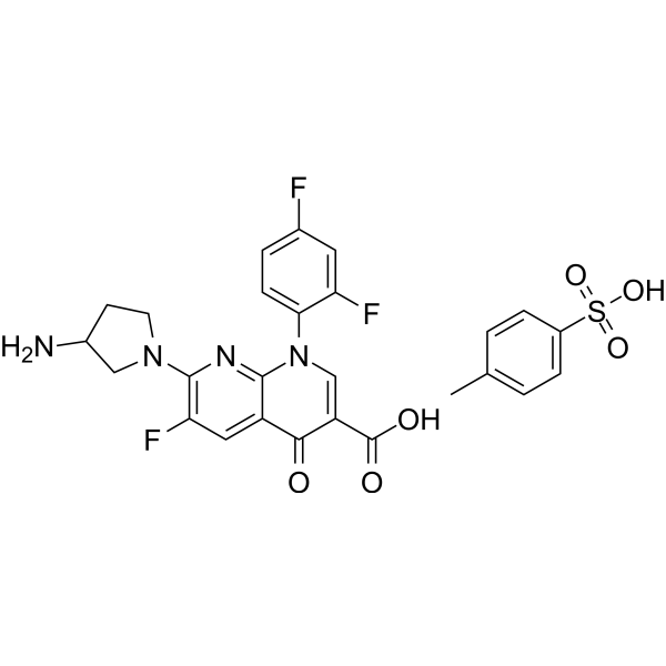 Tosufloxacin tosylate Chemical Structure