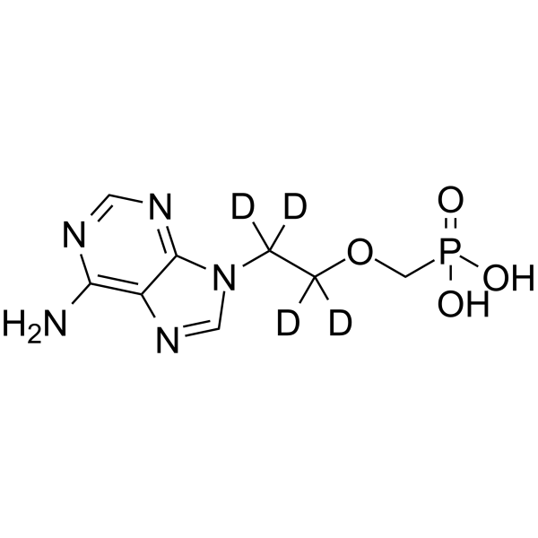 Adefovir-d<sub>4</sub> Chemical Structure