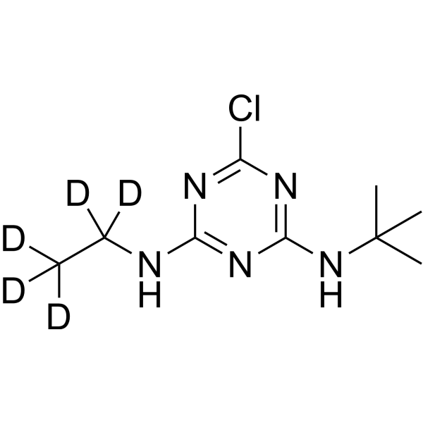 Terbuthylazine-d<sub>5</sub> Chemical Structure