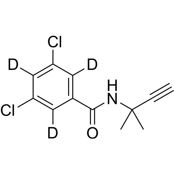 3,5-Dichloro-<em>N</em>-(<em>2</em>-methylbut-3-yn-<em>2</em>-yl)benzamide-d3
