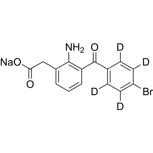 Bromfenac-d<sub>4</sub> sodium Chemical Structure