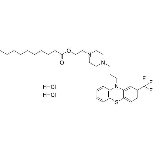 <em>Fluphenazine</em> <em>decanoate</em> dihydrochloride