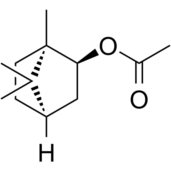 (+)-Bornyl acetate Chemical Structure