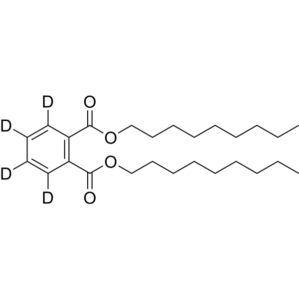 Di-n-nonyl phthalate-3,4,5,6-d<sub>4</sub> Chemical Structure